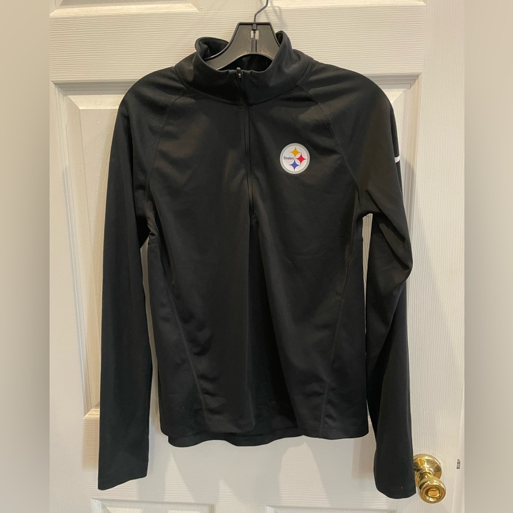 Pittsburgh Steelers Nike Dri-Fit Women’s Half-Zip. Size Small